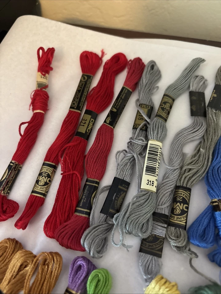 DMC Flower thread lot of Over 60 assortment New And Partial - Image 2 of 4