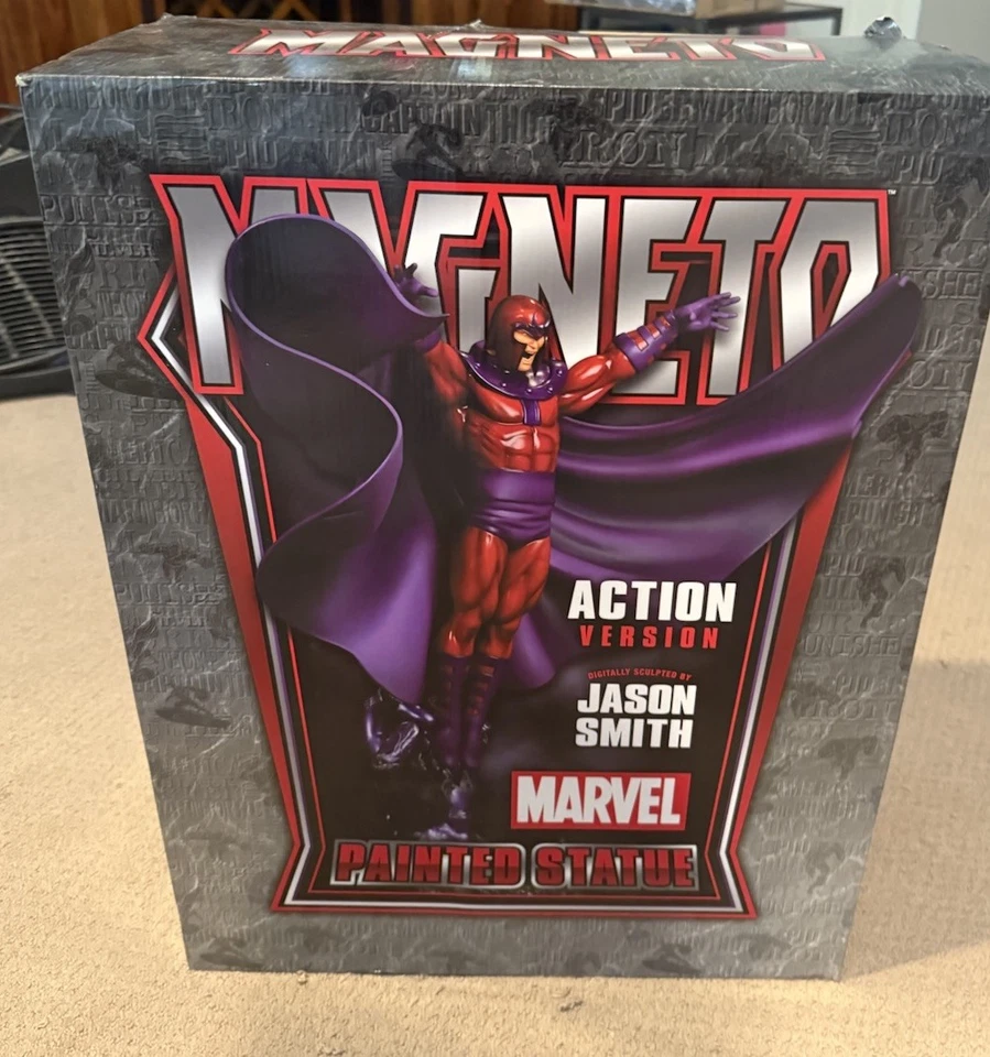 Bowen Designs Magneto Action Statue 499/1100 Marvel X-Men With Box — 第 2/4 张图片