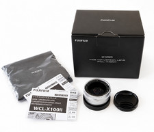 FUJIFILM WCL-X100 II Wide Conversion Lens Silver for X100 Series Brand New Japan