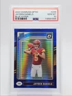 JAYDEN DANIELS 2024 DONRUSS OPTIC RATED ROOKIE BLUE HYPER A RC PSA 10 Q0004
