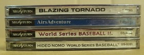 Sega Saturn World Series Baseball I II Airs Adventure Blazing Tornado New sealed