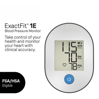 #ad Black ExactFit 1E Upper Arm BP Monitor – Home Use Batteries amp; Manual Included $40.79