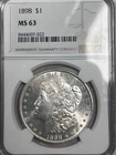 1898 P     MORGAN DOLLAR  NGC BLAZER SUPER EYE APPEAL