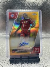 Dayot Upamecano Auto Gold /50 2022 Topps Chrome Bundesliga #BCA-DU Bayern Munich