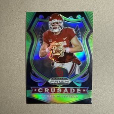 2020 Panini Prizm Draft Picks - Crusade Baker Mayfield #20 Neon Green Prizm /125