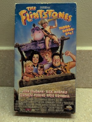 The Flintstones (VHS 1994) John Goodman Rosie O'Donnell Comedy Works Perfect 