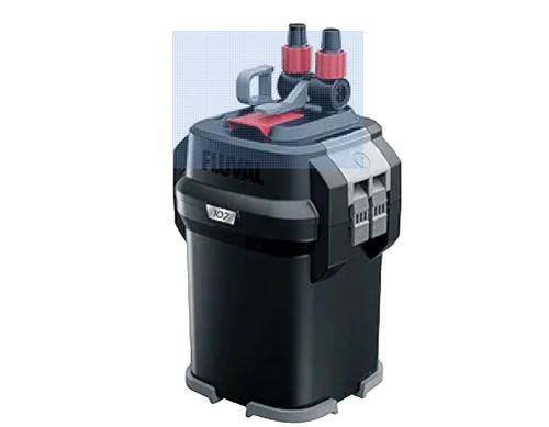 Fluval 107 Canister Filter  – Complete with Accessories + Extra Filter Media Set