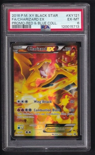 Pokemon - XY Black Star Promo - Charizard EX XY 121 - PSA 6