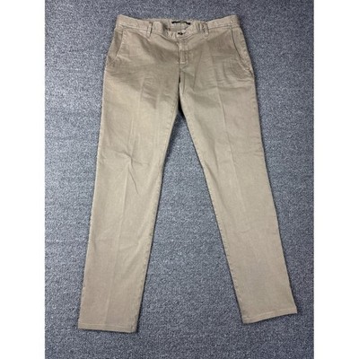 Alberto ROB Coloured Denim Slim Fit Pants Tan Khaki Luxury T400 6287 1582 33x32