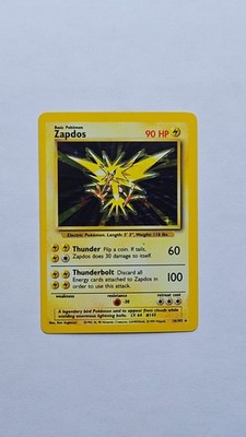 Zapdos 16/102 Base Set Holo (Error)