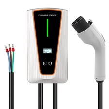 Wallbox Type 2 EV Charger 7kW 32A 5m 1 Single Phase Home Charger Wall Box