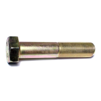 1''-14 x 5'' Zinc Plated Grade 8 Hex Cap Screws (5 pcs)