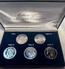 Million Dollar Morgan Collection Morgan Coins Set Of 5 Proof  Coins Clad w/ Box