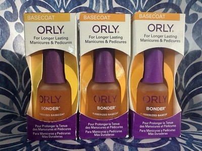 Orly Bonder Basecoat For Longer Lasting  #1 base coat Pack 3pcs