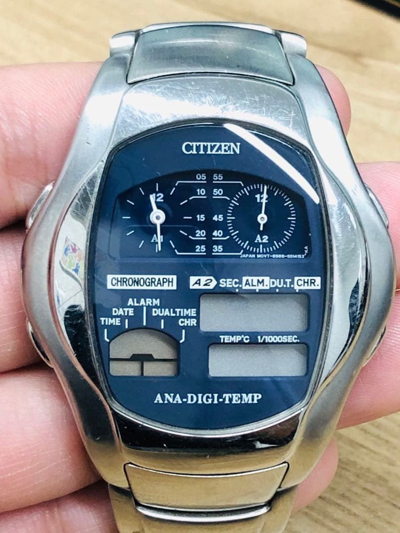CITIZEN Citizen TEMP rare Super ANA-DIGI - vintagewatches.pk