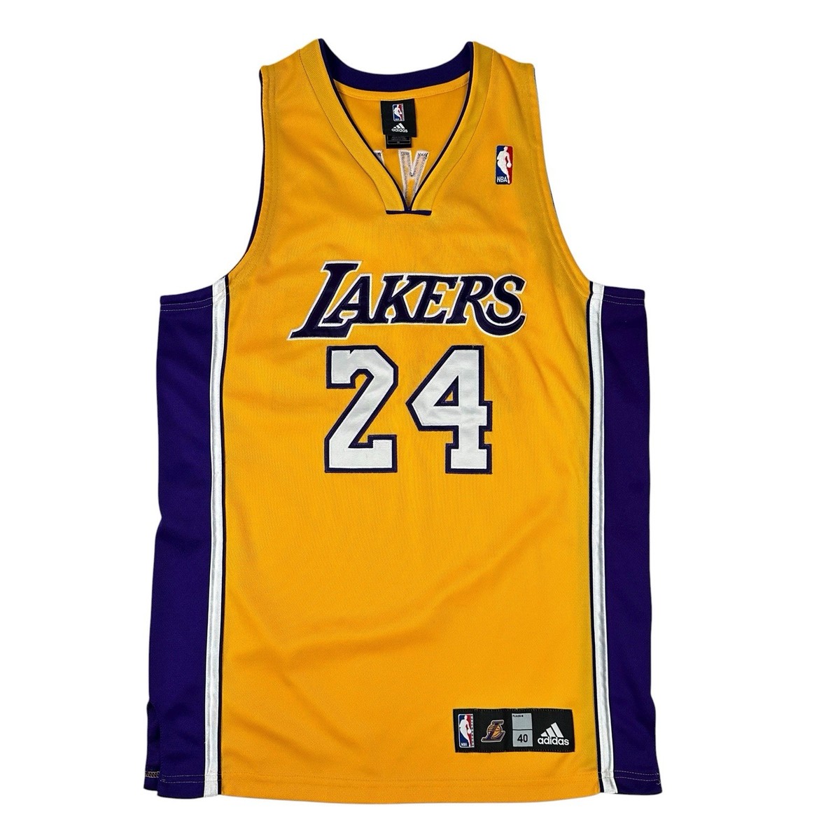 Authentic Adidas Kobe Bryant Jersey Los Angeles Lakers Gold Size