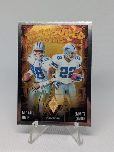 Emmitt Smith / Michael Irvin #TT-DAL 2024 Panini Phoenix Treasured Tandems card