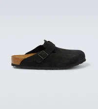 Birkenstock Boston SBF suede mules