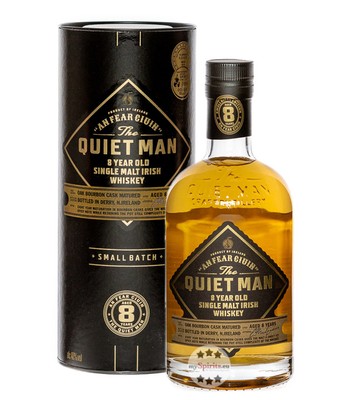 The Quiet Man 8 Year Old Single Malt Irish Whiskey / 40 % Vol. / 0,7 Liter in GD