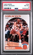 1990 HOOPS #205 MARK JACKSON PSA 8