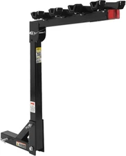 New MaxxHaul 70210 4-bike Deluxe Hitch Mount Rack Black Fits Cars Trucks SUVS