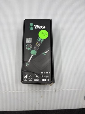 WERA 05051516001 Kraftform Kompakt 26 RA-R with pouch, 6 pieces-LN