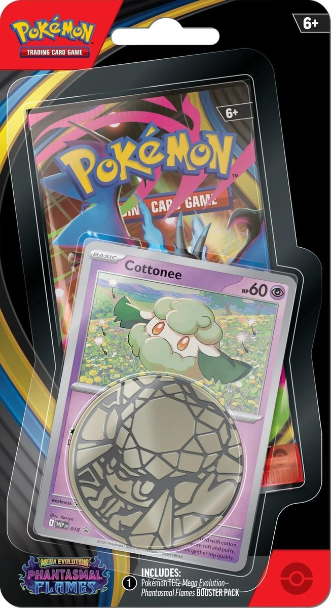 Mega Evolution: Phantasmal Flames - Single Pack Blister (Cottonee