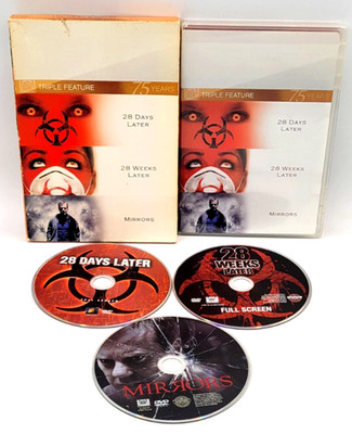 28 Days Later / 28 Weeks Later / Mirrors Triple Feature (DVD, 2010, 3-Disc Set)