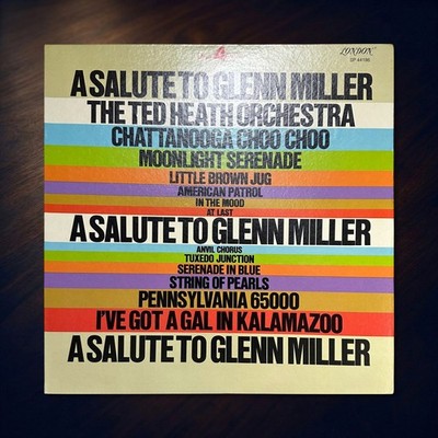 Ted Heath & His Orchestra A Salute to Glenn Miller Vinyl US Near Mint