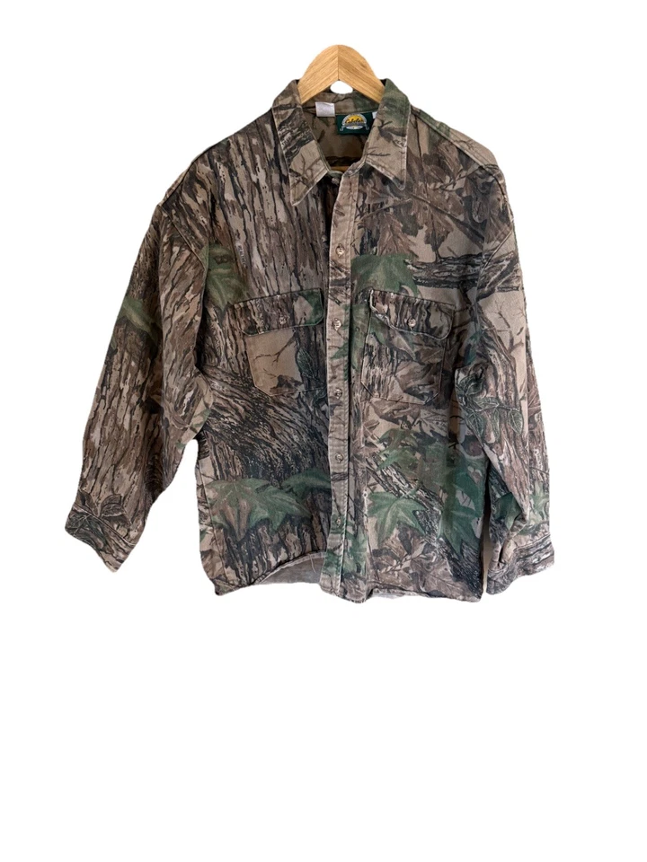 Cabela Camo Hunting Heavyweight Shirt Jacket Size XL - Image 2 of 4