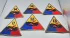 WWII 11th, 12th, 13th, 14th, 15th & 16th Armored Division Patches Lot - NO GLOW — photo 1
