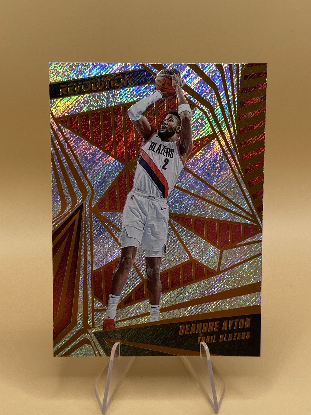 Deandre Ayton #12 2023-24 Panini Revolution Portland Trailblazers Trading Card