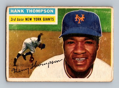 1956 Topps #199 Hank Thompson LOW GRADE Vintage Baseball Card
