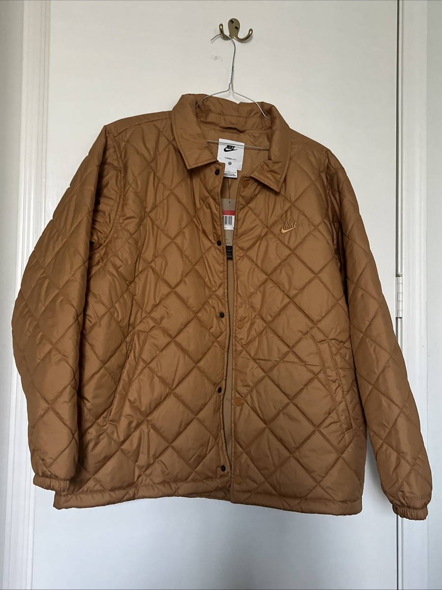 Nike Club Lightweight Quilted Therma-FIT Insulated Jacket Brown