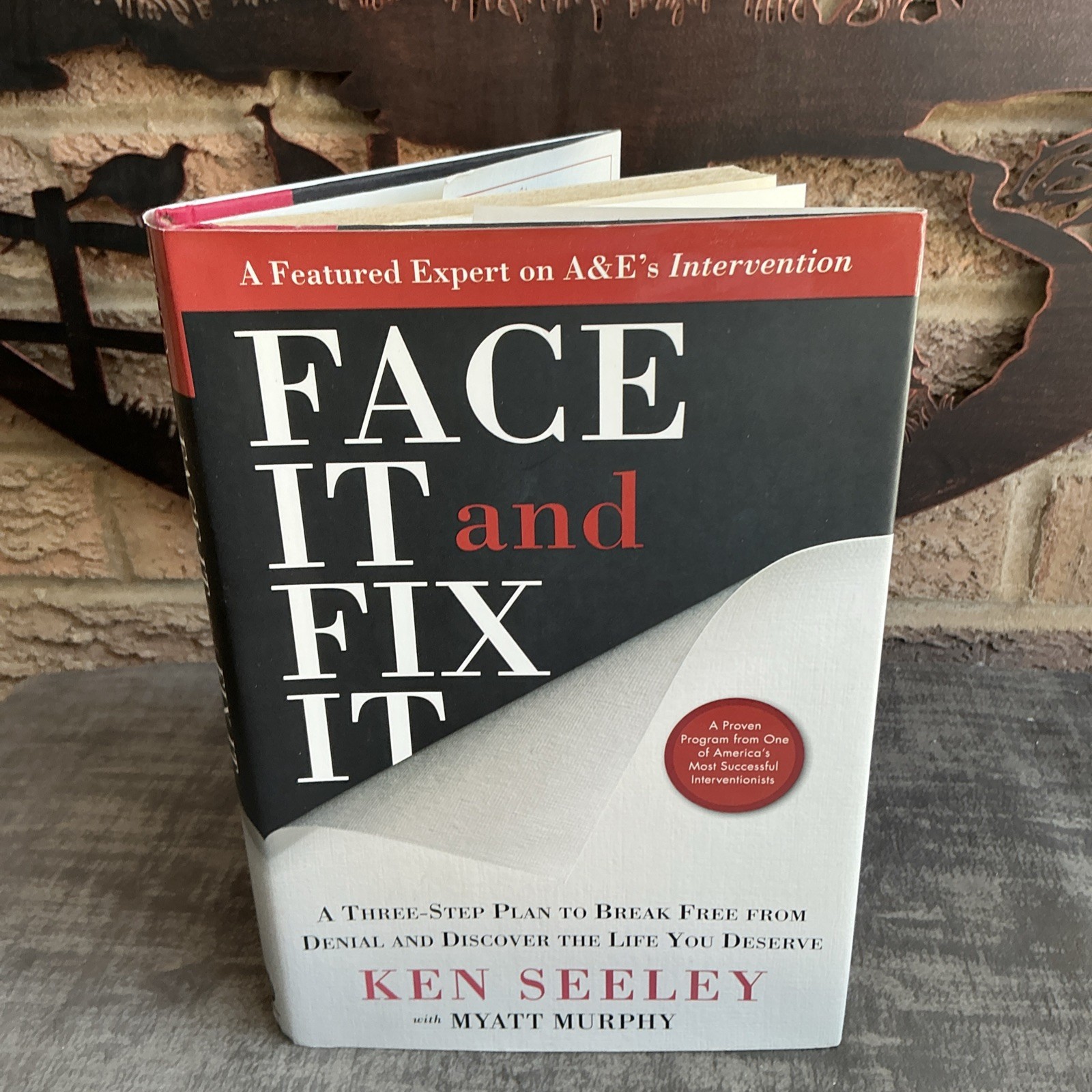 Face It And Fix It SIGNED By Ken Seeley HB DJ 2009 Harper Collins