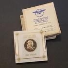 1962 Proof Cameo Franklin 50 Cent Half Dollar in VTG Capital Plastics Slab (2)