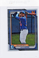 2024 Bowman Chrome - Prospects Julio Zayas 1st Bowman Chrome #BCP-162 (RC)