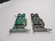Lot of 2-Dell Boss 02MFVD Card M.2 2x SSD PCIe Low Profile Bracket