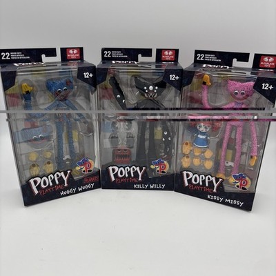 McFarlane Poppy Playtime KILLY WILLY HUGGY WUGGY KISSY MISSY 7IN Figure SET of 3
