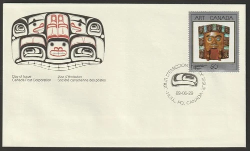 Canada #1241, Masterpieces of Art-2, Official First Day Cover, FDC 1989