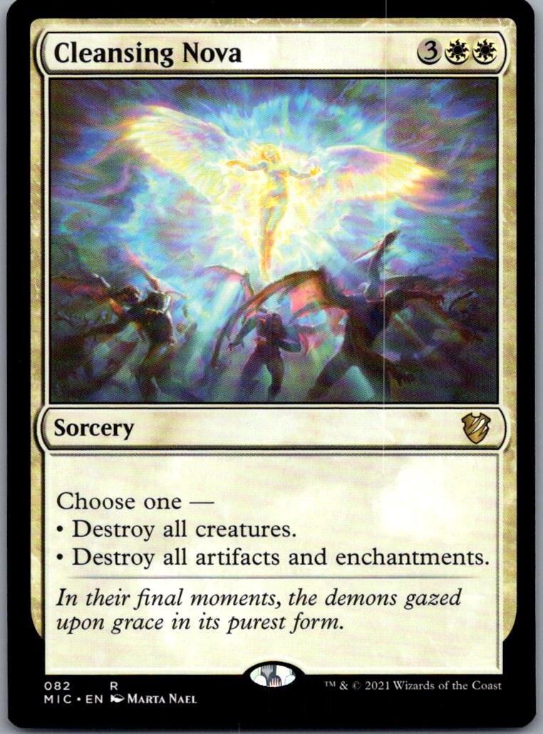 CLEANSING NOVA 12 R STARTER COMMANDER DECKS MAGIC: THE GATHERING NEAR MINT