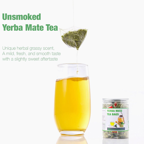 40 bustine di tè Yerba Mate, 3G/borsa, pacchetti di tè sfusi Yerba Mate non affumicati, mai usate - Foto 4 di 12