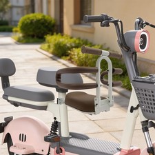 Child Carrier Electric Scooter Chair W/ Guardrail For Children Up To 66.14 LBS