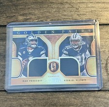 2020 Panini Gold Standard Dak Prescott Ezekiel Elliott GOLDEN PAIRS Jersey  /199