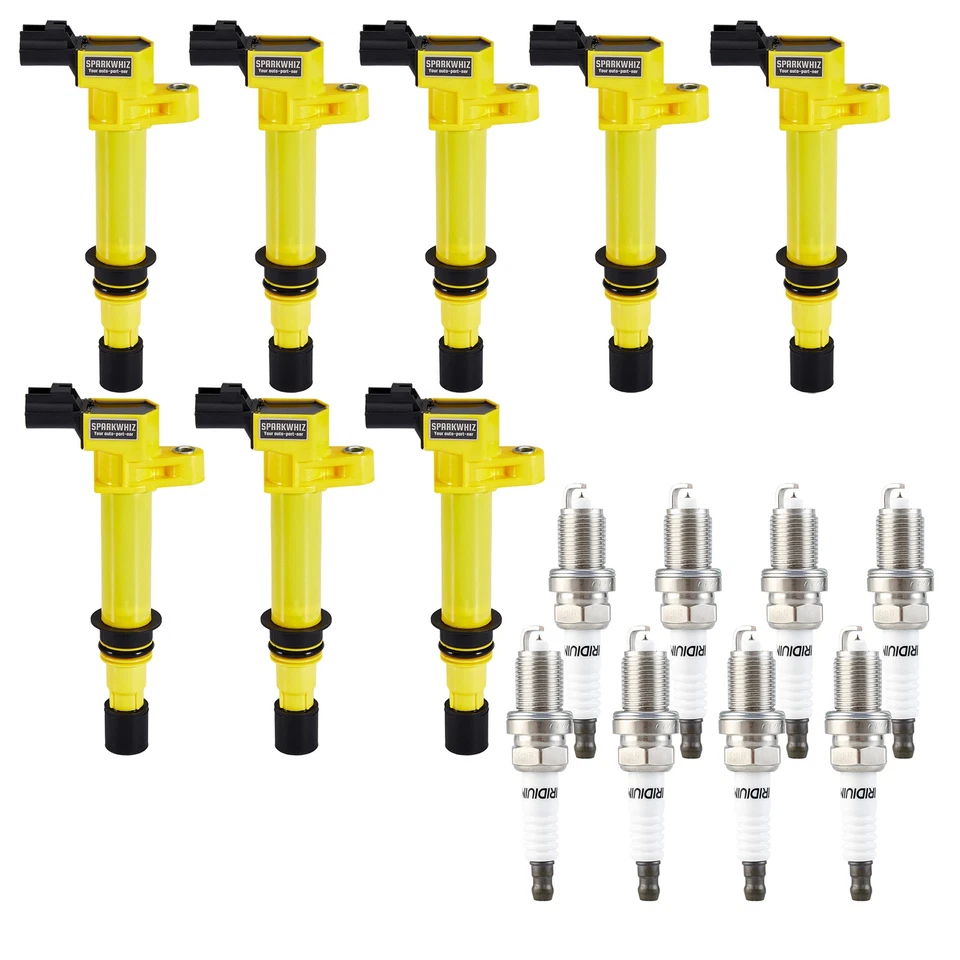 Set of 8 Ignition Coil Pack and Spark Plug For Dodge Ram 1500 4.7L V8 2002-2007 - Image 2 of 4