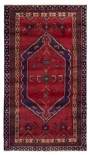 3'10" x 6'9" Traditional Vintage Hand Knotted Area Rug Oriental Wool Carpet