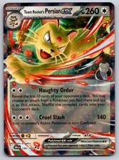 Team Rocket's Persian ex 150/182 SV10: Destined Rivals NM Pokemon Card TCG