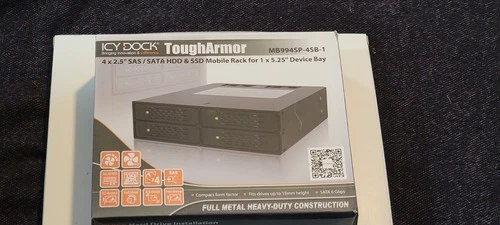 ICY DOCK ToughArmor MB994SP-4SB-1 4x 2.5" SAS/SATA HDD/SSD Mobile Rack