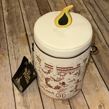 NUEVO BOLSO BANDOLERA LOUNGEFLY DISNEY HOCUS POCUS NEGRO LLAMA VELA BRILLO