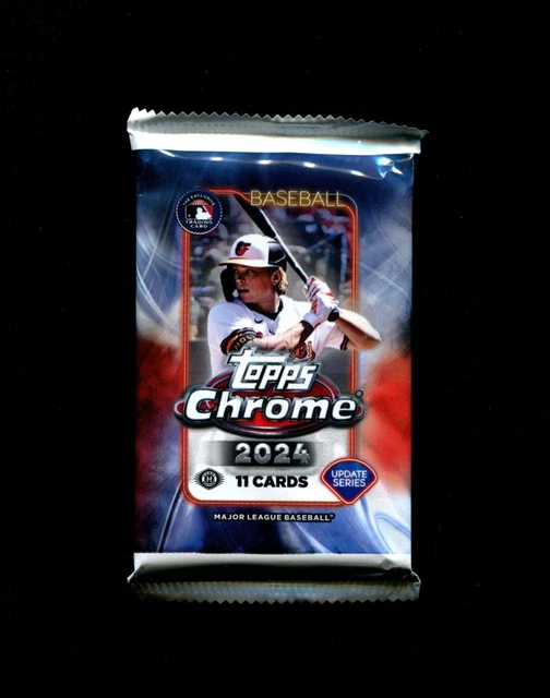 2024 Topps Chrome Update 11 Card Jumbo Pack - Rip + Ship